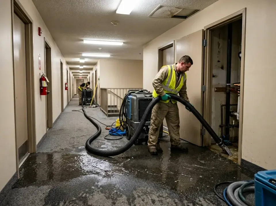 multi-unit-apartment-hallway-f-005 — frequently asked questions, Emergency Burst Pipe Water Extraction & Removal in Preston…